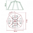 Palapinė Coleman Cortes Octagon 8 (nuoma)