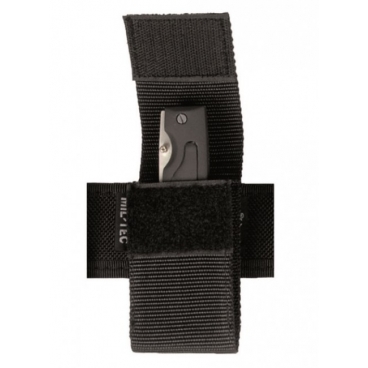 Peilio dėklas tvirtinamas prie diržo 11.5 cm, JUODAS