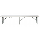 Sulankstomas suolas baltas 180cm