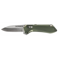 Peilis Gerber Highbrow Green, lenktinis