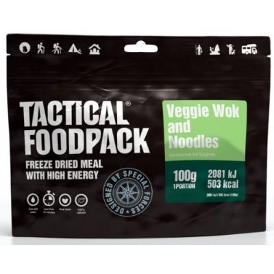 Turistinis maistas Tactical Foodpack WEGGIE WOK daržovės ir makaronai 100g