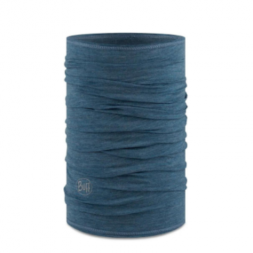Kaklaskarė BUFF Lightweight Merino Wool Solid Dusty Blue