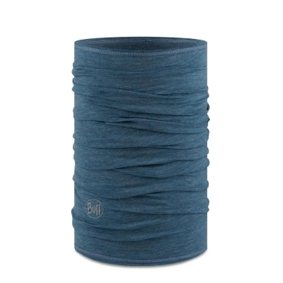 Kaklaskarė BUFF Lightweight Merino Wool Solid Dusty Blue