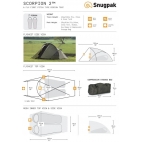 Palapinė Snugpak Scorpion 2 (žalia)