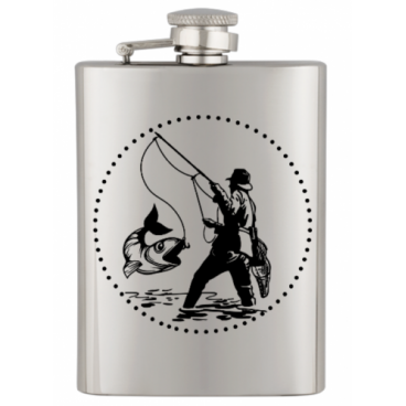 Nerūdijančio plieno gertuvė "ŽVEJYS" (220 ml)