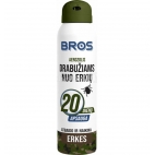 Aerozolis drabužiams nuo erkių BROS 90 ml