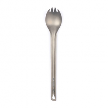 Titaninis &scaron;auk&scaron;tas-&scaron;akutė Lifeventure long spork