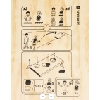Lauko žaidimas Cornhole, 95x60 cm (nuoma)