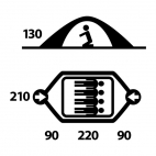 Palapinė HUSKY Bright 4 (Extreme lite)